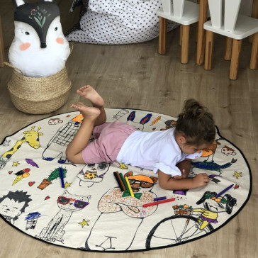 Kobercové omalovánky – dekorační prvek, který rozvíjí dětskou kreativitu