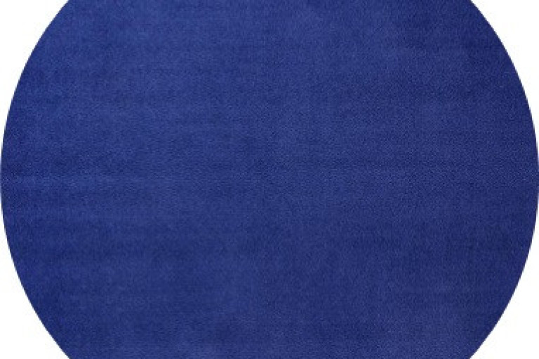 Modrý kulatý kusový koberec Fancy 103007 Blau - modrý kruh