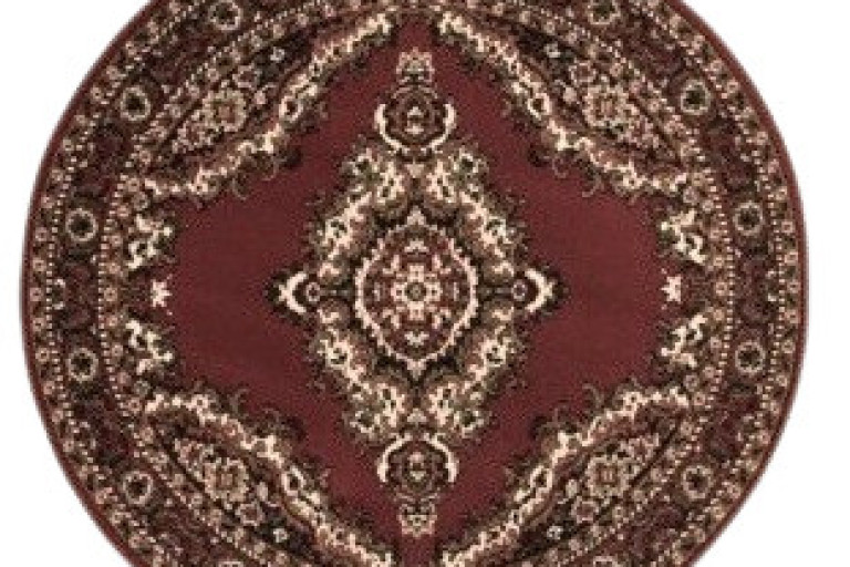 Kusový koberec TEHERAN T-102 brown kruh
