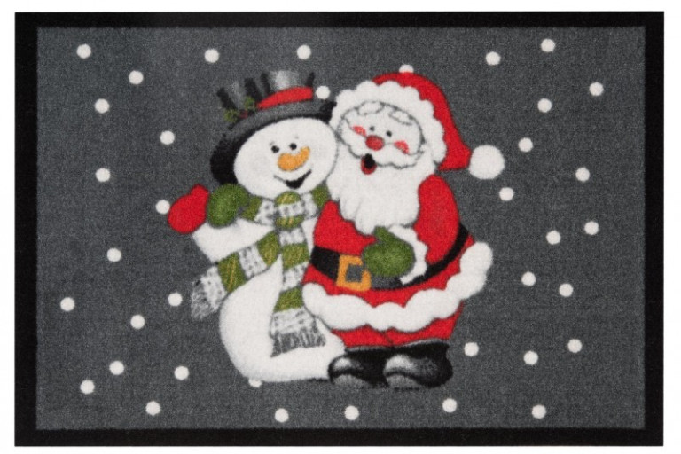 AKCE: 40x60 cm TEST Rohožka Vánoce - sněhulák, santa 103048 - na ven i na doma