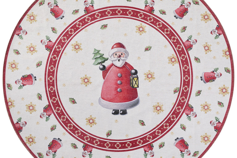 Kusový koberec Villeroy & Boch Toy's delight 106273 Cream, Red kruh