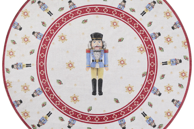 Kusový koberec Villeroy & Boch Toy's delight 106274 Cream, Red kruh