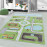 Dětský koberec Play 2902 green - autodráha
