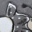 Dětský kusový koberec Petit Elephant stars grey kruh