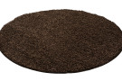 Kusový koberec Life Shaggy 1500 brown kruh