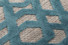 Kusový koberec Piatto Oro Blue kruh