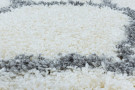 Kusový koberec Salsa Shaggy 3201 cream kruh