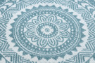 Kusový koberec Napkin blue kruh