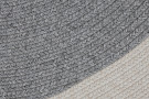 Kusový koberec Braided 105555 Grey Creme kruh – na ven i na doma