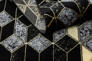 Běhoun Gloss 400B 86 3D geometric black/gold