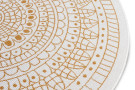 Kusový koberec Twin-Wendeteppiche 105797 Ochre kruh – na ven i na doma