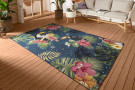 Kusový koberec Flair 105609 Tropical Dream Blue Multicolored – na ven i na doma