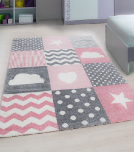 Dětský koberec Kids 620 pink